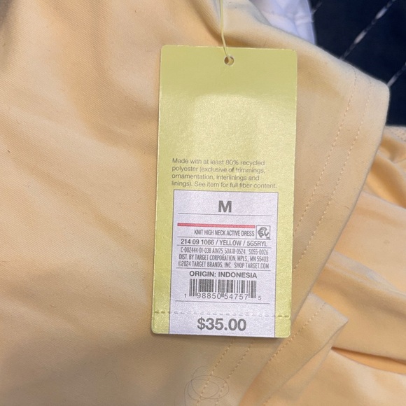 All in Motion Athletic dress with built in elastic waist shorts w/pocket - Picture 6 of 6